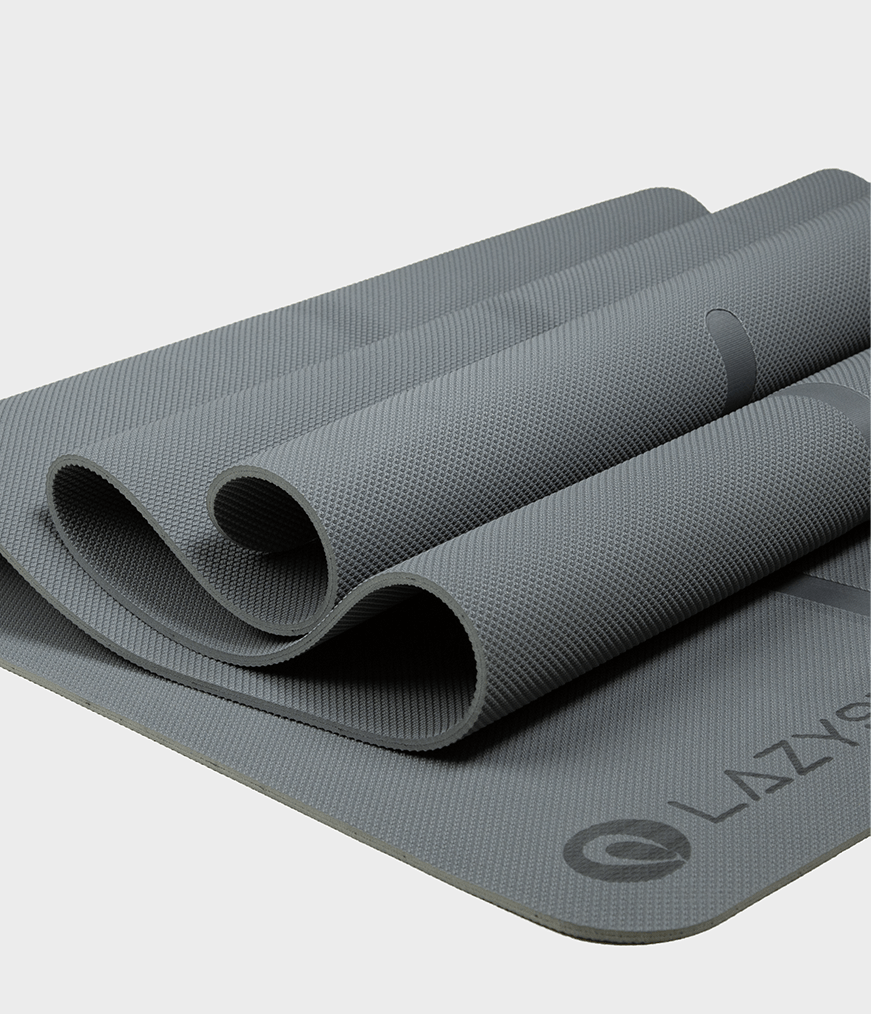 Lightweight Flow Extra Wide Premium Yoga Mat 6mm Grey