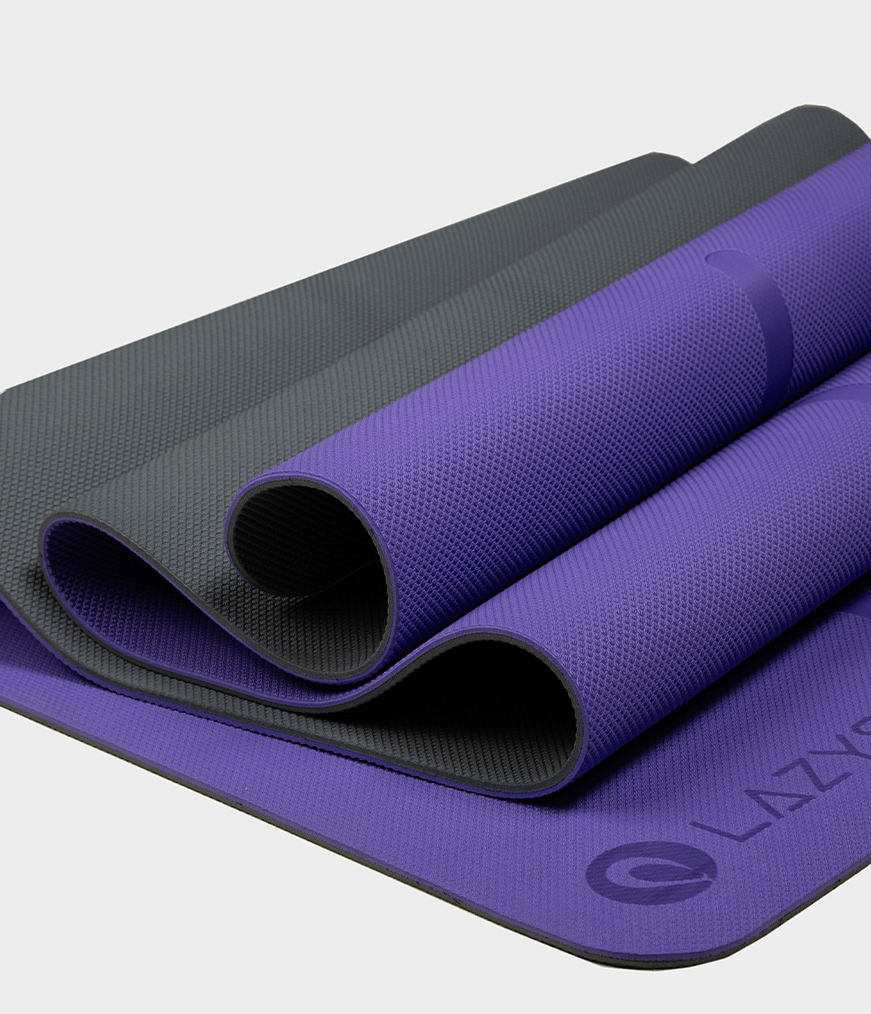 Lightweight Flow Extra Wide Premium Yoga Mat 6mm Purple