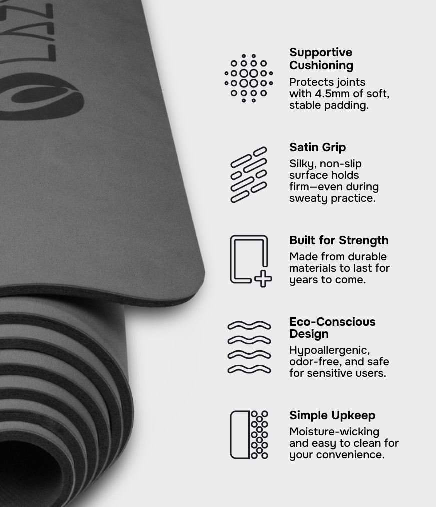 Movie Performance Mat Performance Pro Extra Wide Premium Yoga Mat 4.5mm Graphite